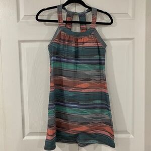 prAna XS Boho Striped Exercise Dress
